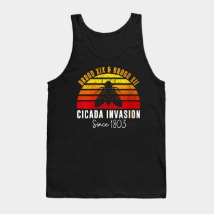 Cicada invasion since 1803 retro Tank Top